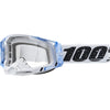 Lunettes de Motocross Racecraft 2 à Lentille Claire Blanc