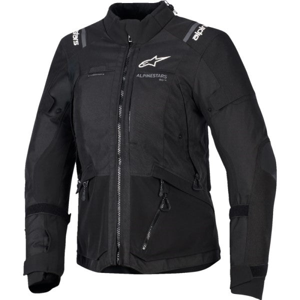 Manteau de Moto Stella Andes V4 Drystar Noir, de face