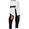 Pantalon de Motocross Sportmode Rogue Thor blanc et orange, de face