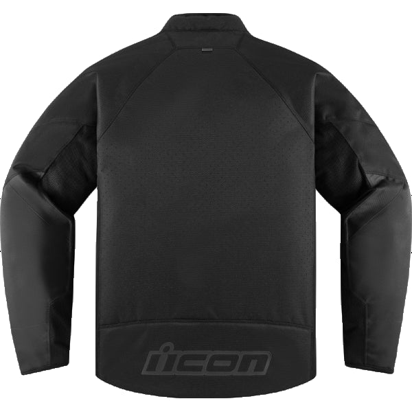 Manteau de Moto Hooligan Mc Noir, Dos