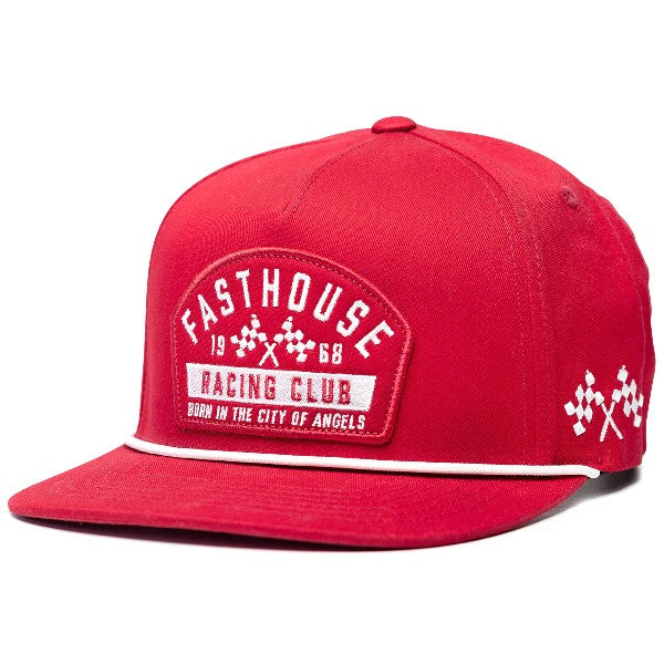 Casquette Acclaim/Fasthouse/rouge de face