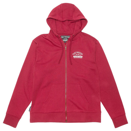 Ouaté Acclaim Zip-Up Rouge, de face