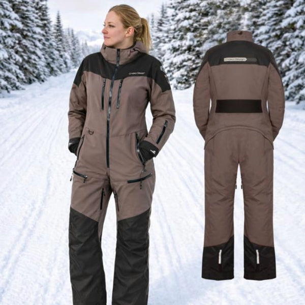 Ensemble de Motoneige Storm Femme/Choko/noir/brun, de face