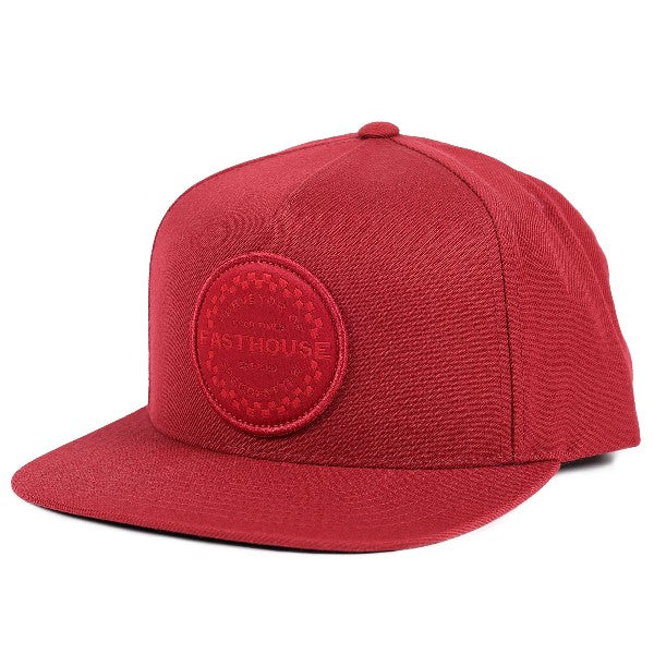 Casquette Anchor/Fasthouse/rouge  de face