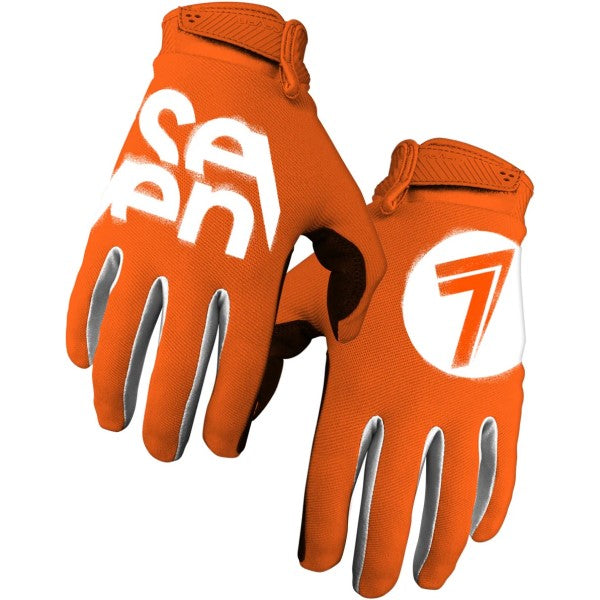 Gants de Motocross Annex 27 Parallel Orange extérieur en paire