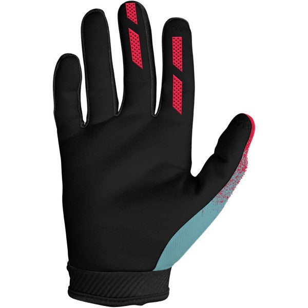 Gants de Motocross Annex 7 Dot bleu rouge intérieur