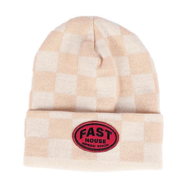 Tuque Archie/Fasthouse/rose blanc de face