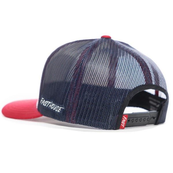 Casquette Archie/Fasthouse/blanc rouge /arrière