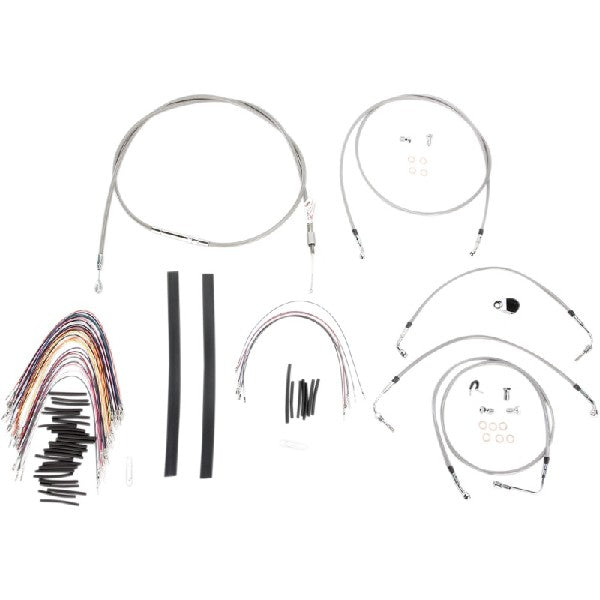 08-13 FLH 15" CABLE CONTROL KIT ABS S/S
