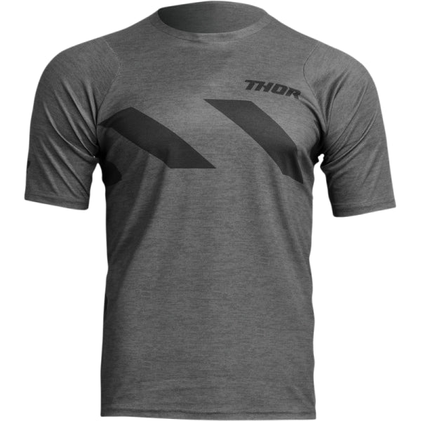 Chandail de Motocross Assist Hazard Thor Gris, de face