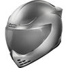 Casque Intégral de Moto Domain Cornelius Argent incliné de face