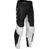 Pantalon de Motocross Launchmode Storm Noir/Blanc incliné de face à gauche