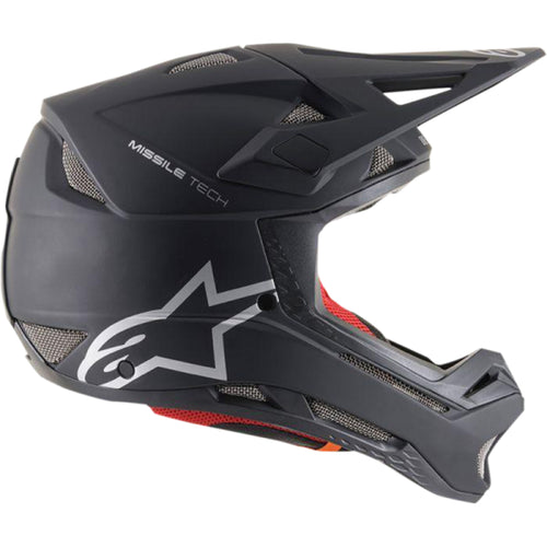 Casque ouvert de vélo Missile noir matt, Côté droit 