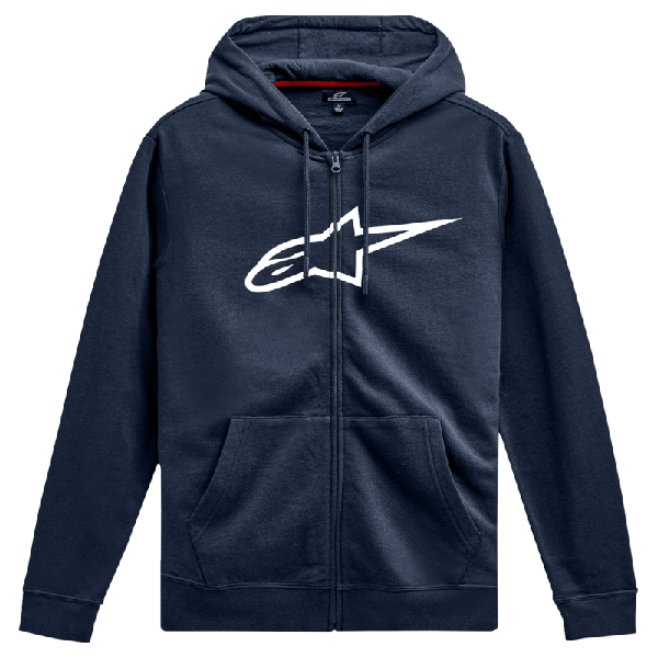 Coton Ouaté Ageless V3 Zip avec Capuche/Alpinestars/Bleu foncé