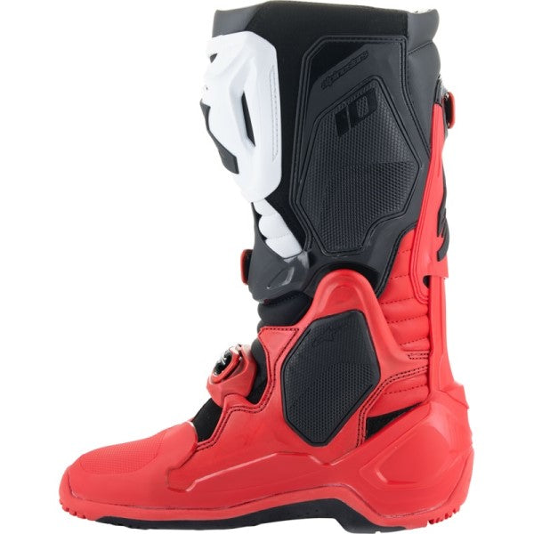 Bottes de Motocross Tech 10 Enduro Rouge/Noir de droite