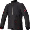 Manteau de Moto Monteira Drystar Noir/Rouge de face