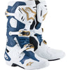 Bottes de Motocross Tech 10 Arlington - Édition Limitée Blanc/Bleu en paire