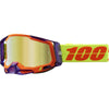 Lunettes de Motocross Racecraft 2 à Lentille Miroir Mauve/Orange