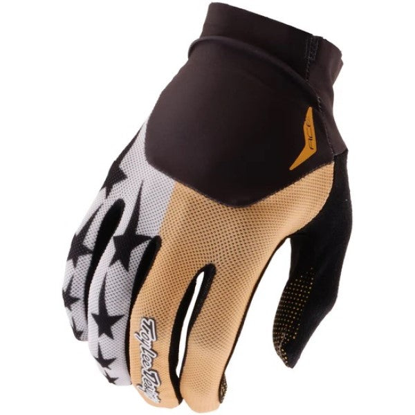 Gants de Vélo Ace Yo Moto Beige de l'extérieur