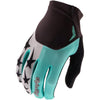 Gants de Vélo Ace Yo Moto Turquoise de l'extérieur