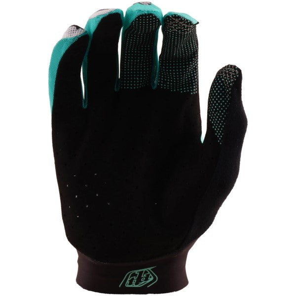 Gants de Vélo Ace Yo Moto Turquoise de l'intérieur