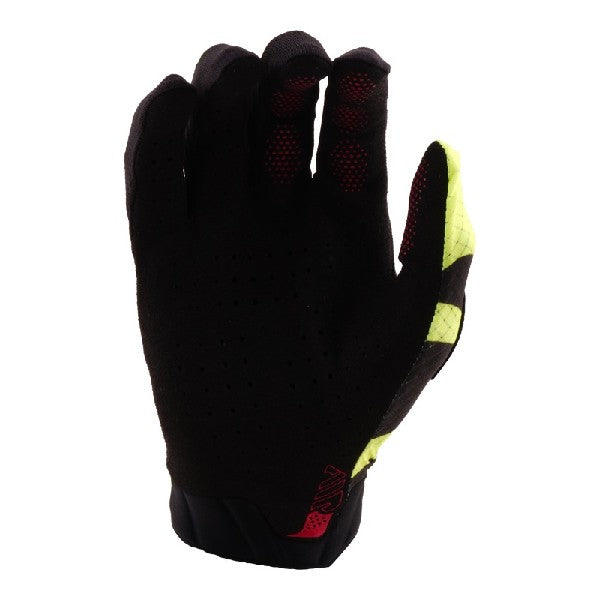 Gants de Vélo Air Cyclops Junior Noir/Jaune, Paume