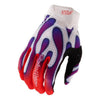 Gants de Vélo Air Overspray Blanc/Mauve
