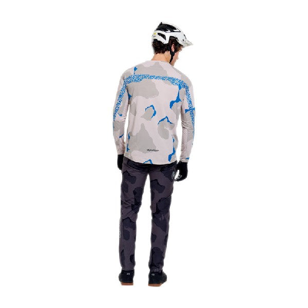 Pantalon de vélo Skyline Pro Camo Carbone, Dos