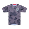 Chandail de vélo Skyline Pro Flow Camo Manches Courtes Troy Lee Designs Gris, de face