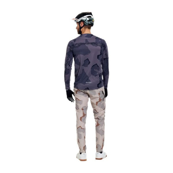 Pantalon de vélo Skyline Pro Gris Camo, Dos