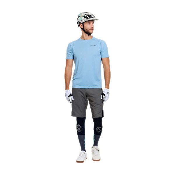 Short de vélo Skyline Pro Shell Mono Kaki, de face