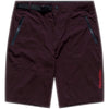 Short de Vélo Skyline Trail Shell Mono Bordeaux de face