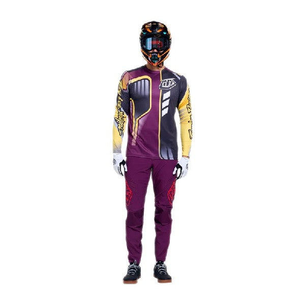 Pantalon de vélo Sprint Pro Bordeaux, de face