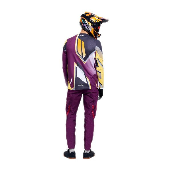 Pantalon de vélo Sprint Pro Bordeaux, Dos