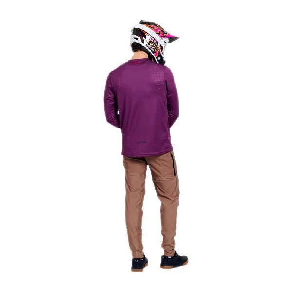 Pantalon de vélo Sprint Pro Bordeaux Brun, Dos
