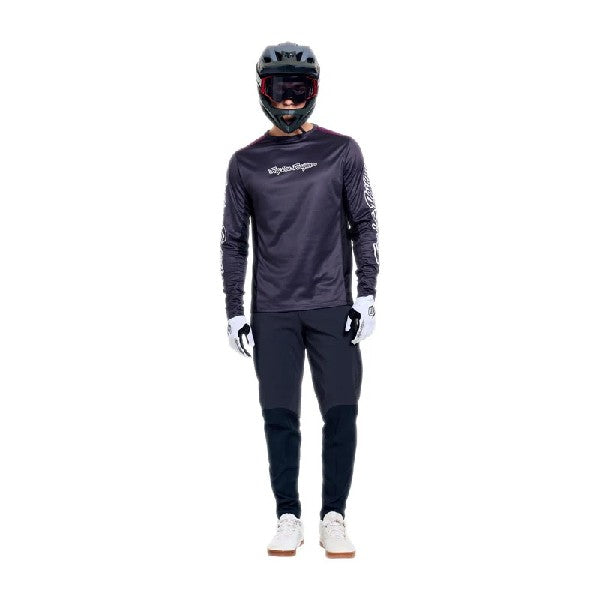 Maillot de Vélo Stage Signature Manches Longues Carbone