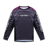 Maillot de Vélo Stage Signature Manches Longues Carbone, de face