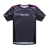Maillot de Vélo Stage Signature Manches Courtes Carbone, de face