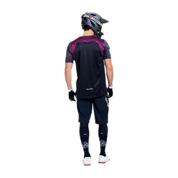 Mountain Bike Jersey Skyline Ride Signature Long Sleeve  Carbone, de dos