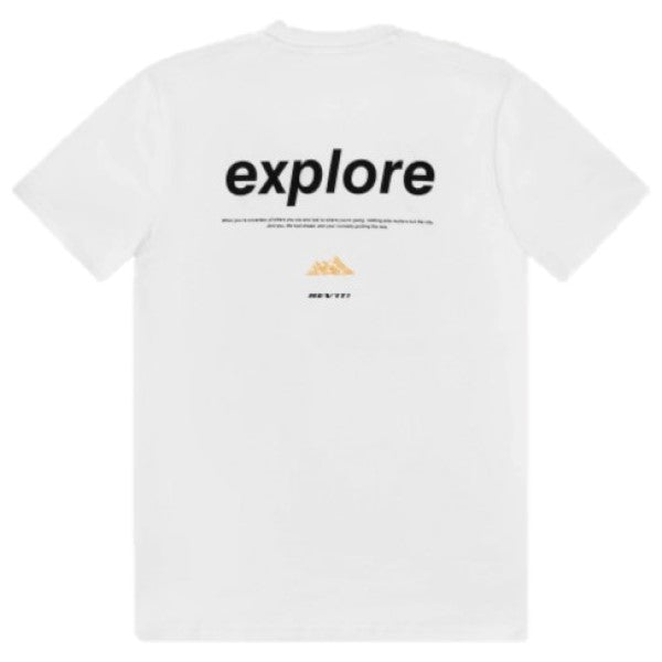 T-Shirt Travis Charles Blanc, Dos