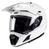 Casque de Motocross ADV 8.5 V25 avec Lunettes Blanc, côté gauche