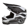 Casque de Motocross ATR-3 Rival Blanc mat, côté gauche
