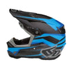 Casque de Motocross ATR-3 Rival Bleu, côté gauche