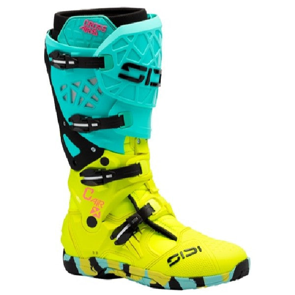 Bottes de Motocross Crossair X Vert, de côté