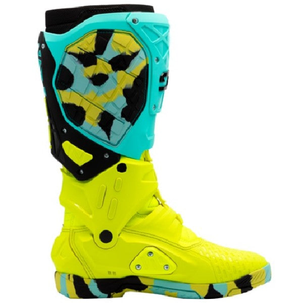 Bottes de Motocross Crossair X Vert, côté Intérieur 
