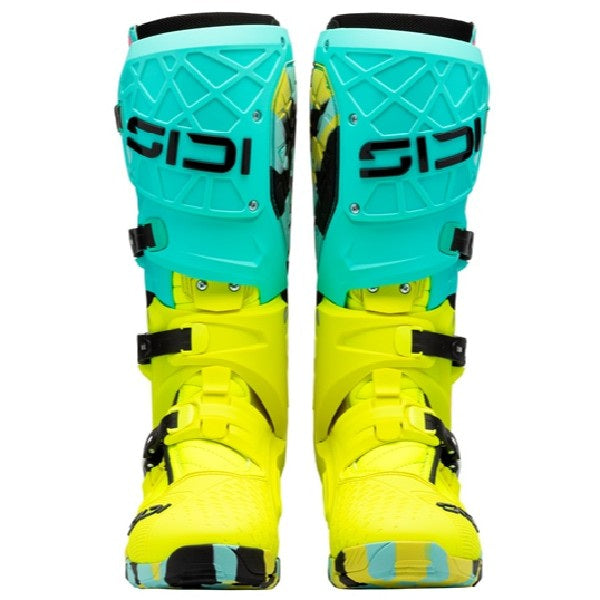 Bottes de Motocross Crossair X Vert, de face