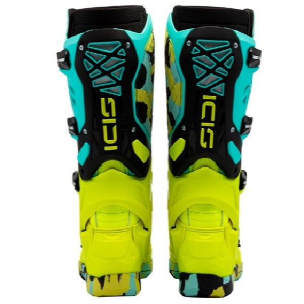 Bottes de Motocross Crossair X Vert, Arrière 