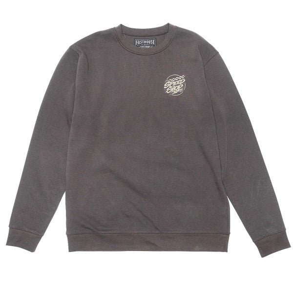 Coton Ouaté Burner Crew Neck Gris, de face