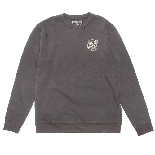 Coton Ouaté Burner Crew Neck Gris, de face