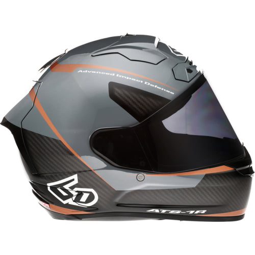 Casque Intégral de Moto ATS1R Alpha Bronze, côté droit 